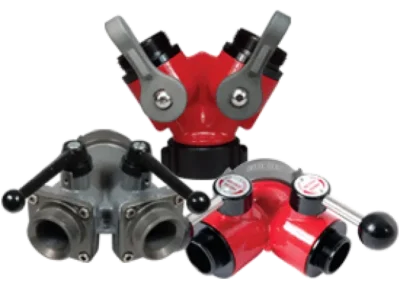 Vanne à bille aluminium 2 voies – Entrée femelle pivotante